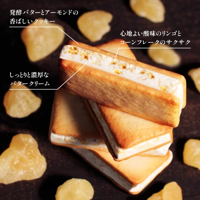 りんごバターサンド